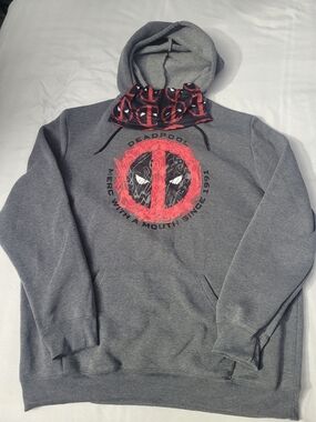 Marvel Deadpool Grey Hoodie